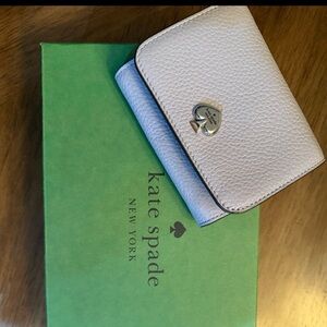 Kate Spade Light Gray Card Holder